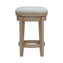 Brentwood Uph Swivel Console Stool