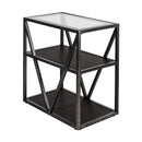 Arista Chair Side Table in Cobblestone Brown image