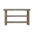 Affinity Sofa Table in Dusty Taupe with Concrete Top image