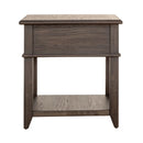 Mill Creek Drawer End Table in Peppercorn