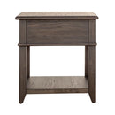 Liberty Furniture Mill Creek Drawer End Table in Peppercorn