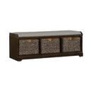 Liberty Furniture Mill Creek Wall Bench in Peppercorn image