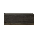Liberty Furniture Mill Creek Wall Bench in Peppercorn