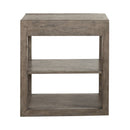 Liberty Furniture Bartlett Field Chairside Table in Dusty Taupe