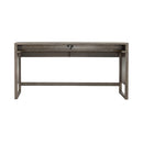 Liberty Furniture Bartlett Field Console Bar Table in Dusty Taupe