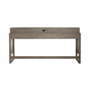 Bartlett Field Console Bar Table in Dusty Taupe