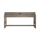 Liberty Furniture Bartlett Field Console Bar Table in Dusty Taupe image