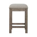 Bartlett Field Upholstered Console Stool in Dusty Taupe