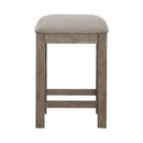 Liberty Furniture Bartlett Field Upholstered Console Stool in Dusty Taupe