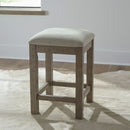Liberty Furniture Bartlett Field Upholstered Console Stool in Dusty Taupe