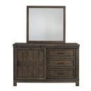 Thornwood Hills Bookcase Bed, Dresser & Mirror image