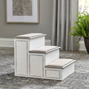 Magnolia Manor Pet Steps in Antique White image