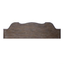 Magnolia Manor 56 Inch Hall Console Table in Antique White Base w/ Weathered Bark Tops image