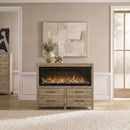 Fireplace TV Consoles 780 54 Inch Chest w/ Driftwood Fire FTSD image