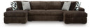 Midnight-Madness Sectional with Chaise