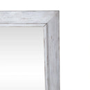 River Place Mirror in Riverstone White and Tobacco image