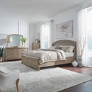 Avalon King California Panel Storage Bed, Dresser & Mirror, Chest image