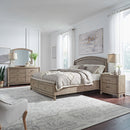 Avalon Queen Panel Storage Bed, Dresser & Mirror, NS image