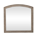Avalon Arched Mirror in Burnished Beige