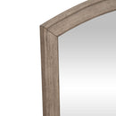 Avalon Arched Mirror in Burnished Beige