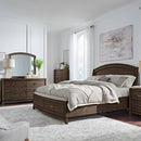 Avalon King Panel Storage Bed, Dresser & Mirror, Chest image