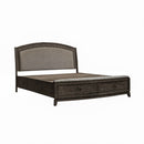 Avalon Queen Uph Storage Bed