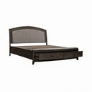 Avalon Queen Uph Storage Bed