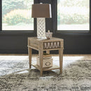 Liberty Furniture Devonshire Chair Side Table in Weathered Sandstone