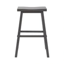 Creations 24 Inch Sawhorse Counter Stool- Gray image