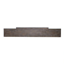 Magnolia Manor 72 Inch Hall Console Table in Antique White Base w/ Weathered Bark Tops image