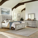 Heartland King Opt Panel Bed, Dresser & Mirror image