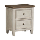 Heartland 2 Drawer Nightstand w/ Charging Station in Antique White image