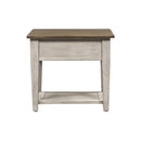 Heartland Drawer End Table in Antique White
