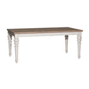 Liberty Furniture Heartland Rectangular Leg Table in Antique White