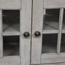 Liberty Heartland 66" Entertainment TV Stand with Hutch in Antique White