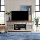 Liberty Heartland 76" Tile TV Console in Antique White