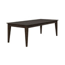 Midland Falls Rectangular Leg Table in ustic Brown