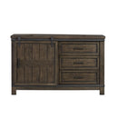 Thornwood Hills Barn Door Dresser in Rock Beaten Gray image