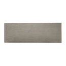 Belmar 9 Drawer Bureau Dresser in Washed Taupe and Silver Champagne image