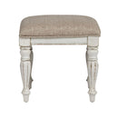Magnolia Manor Vanity Stool in Antique White image