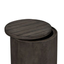Modern Farmhouse Drum End Table image