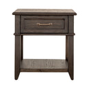 Mill Creek Drawer End Table in Peppercorn image