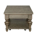 Americana Farmhouse Rectangular Cocktail Table in Dusty Taupe image