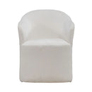 Accent Dining Accent Dining Chair w/ Casters - Ivory image