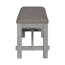 Newport Dining Bench in Smokey Grey image