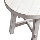 Modern Farmhouse Splay Leg Round End Table image