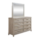 Belmar King California Panel Bed, Dresser & Mirror, Night Stand