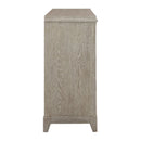 Belmar 8 Drawer Dresser in Washed Taupe and Silver Champagne