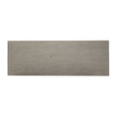 Belmar 9 Drawer Bureau Dresser in Washed Taupe and Silver Champagne