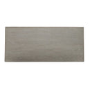 Belmar 5 Drawer Chest in Washed Taupe and Silver Champagne